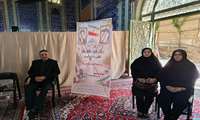 استقرار میز خدمت مرکز سمیه در مصلای نماز جمعه خرمدره